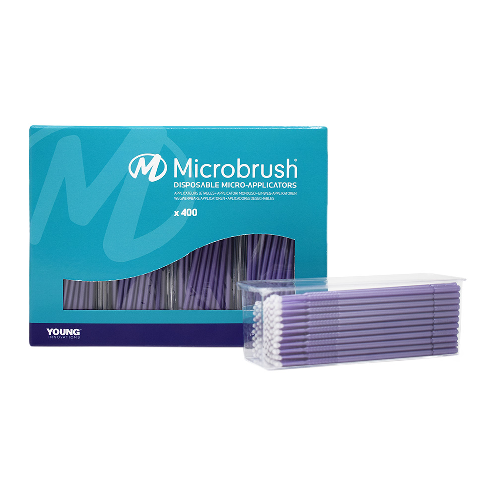 Microbrush plus regular Paars, 400 St.