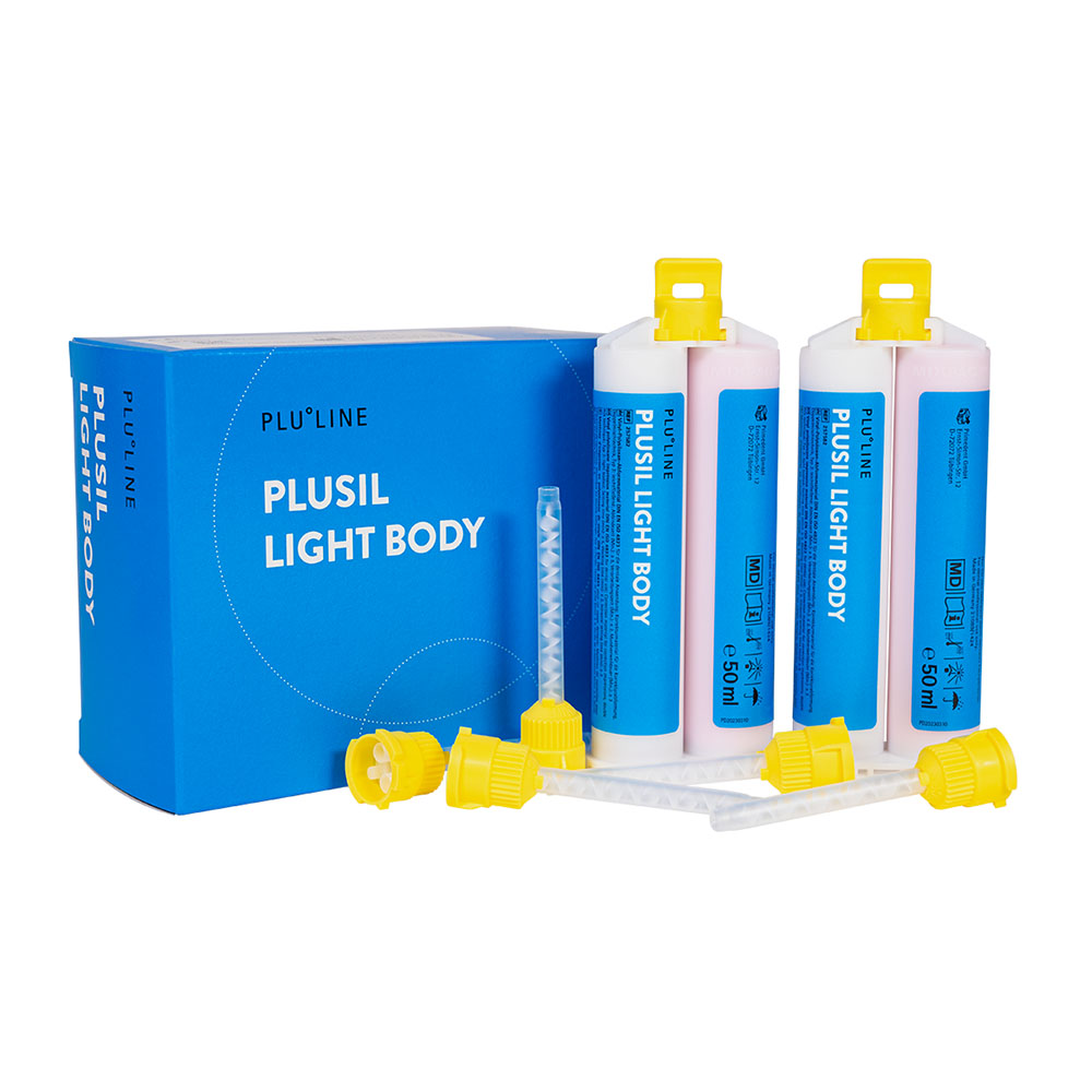 Plusil Light Body A-Silicon, verpakking van 2 x 50 ml