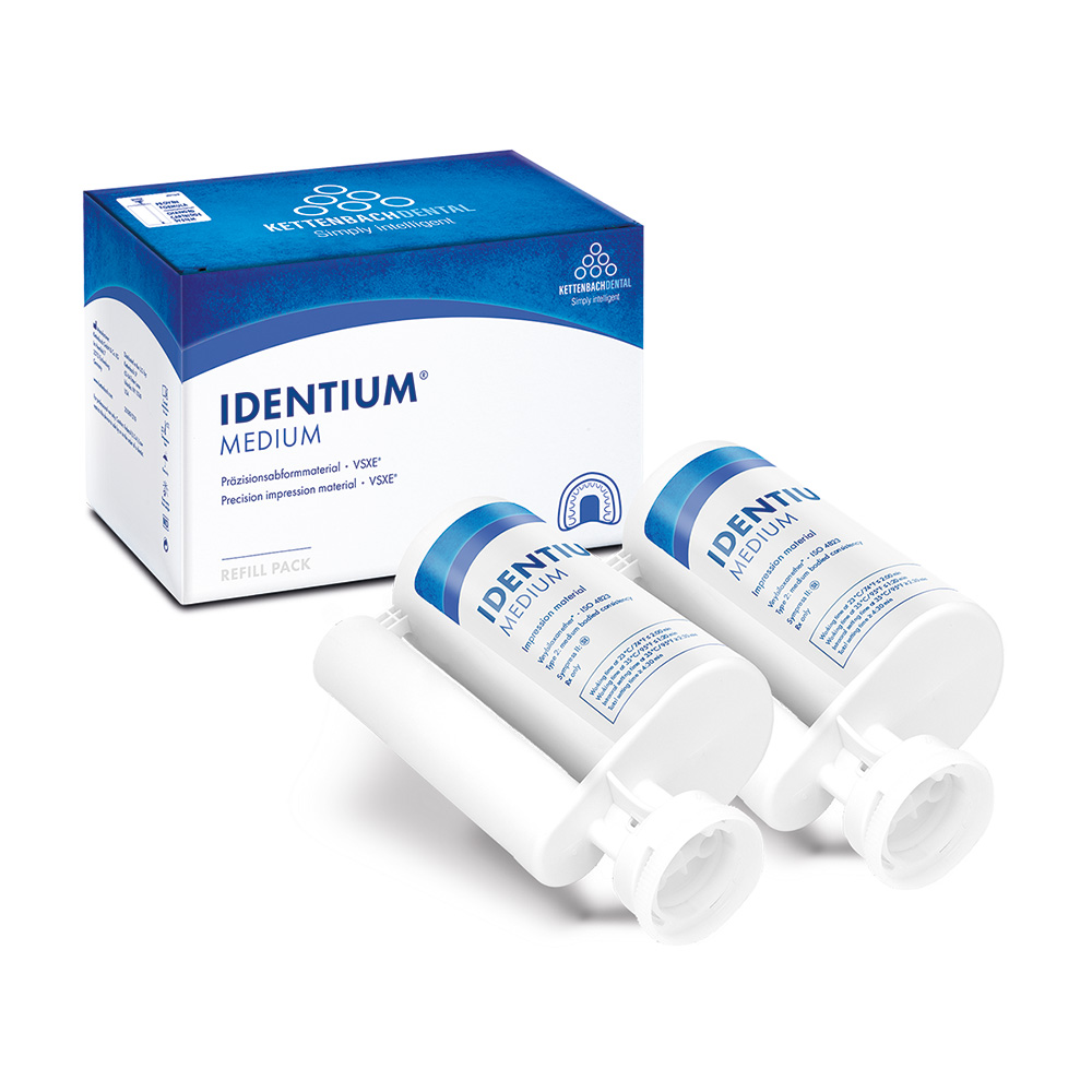 Identium Medium Patroon, 2 x 380 ml Refill
