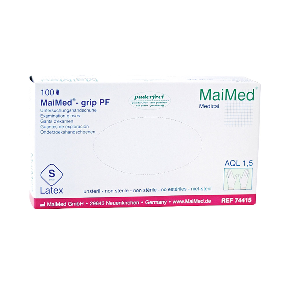 MaiMed-grip Handschoenen poedervrij onsteriel Maat M, 100 stuks