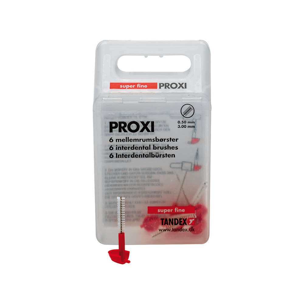 Interdentale borstels Proxi rood 3,0, 6 stuks