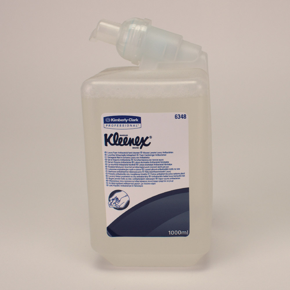 Kleenex antibacteriële schuimzeep, 1 L fles