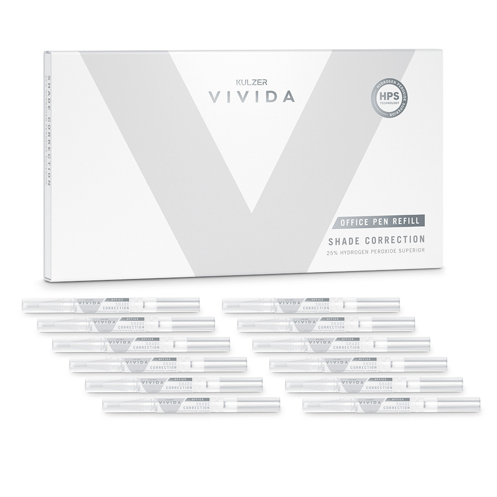 Vivida Office Pen 25% HPS Navulling, 12 x 2 ml