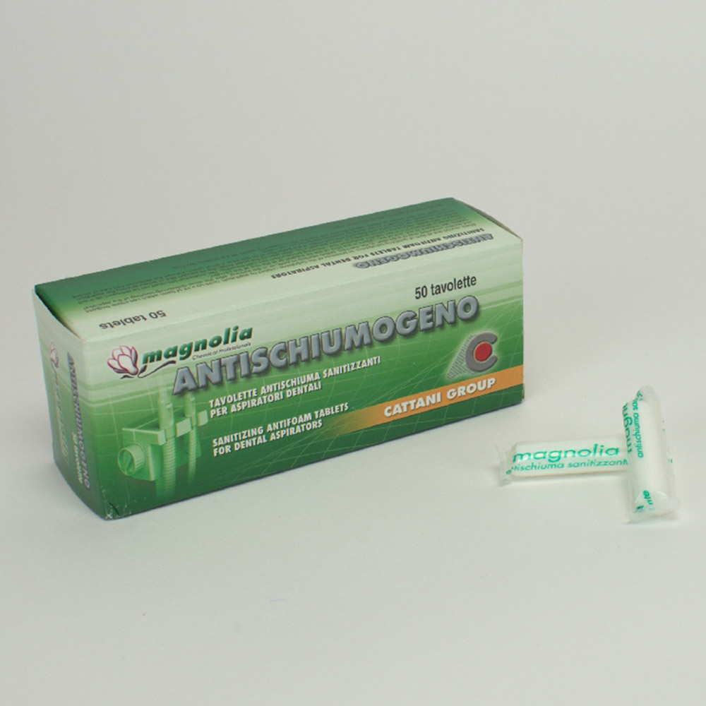 Desinfecterende antischuimtabletten, 50 stuks