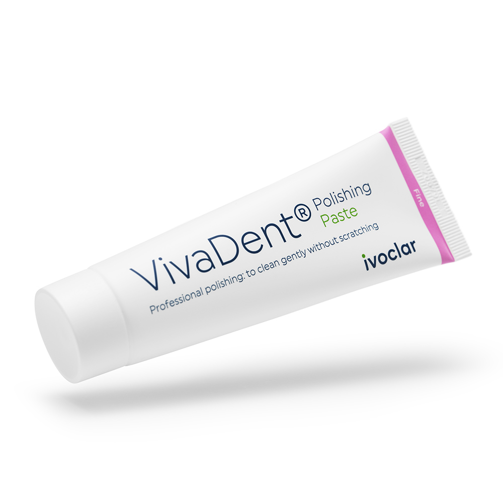 Vivadent Polijstpasta fijn mint, 80 g tube