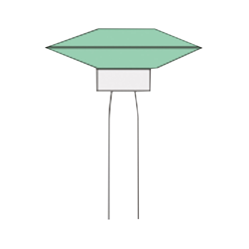 Dura Green stenen Hst KN7, 72 stuks
