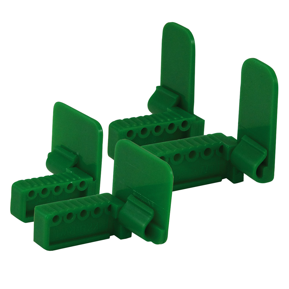 RWT Bijtplaten Endo Set Anterieur/Posterieur groen, 4 stuks