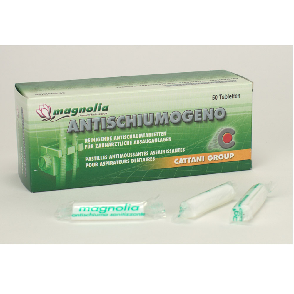 Antischuimtabletten niet-desinfecterend, 50 stuks