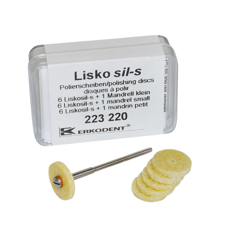 LiskoSil-s schijven + mandrel 6 stuks