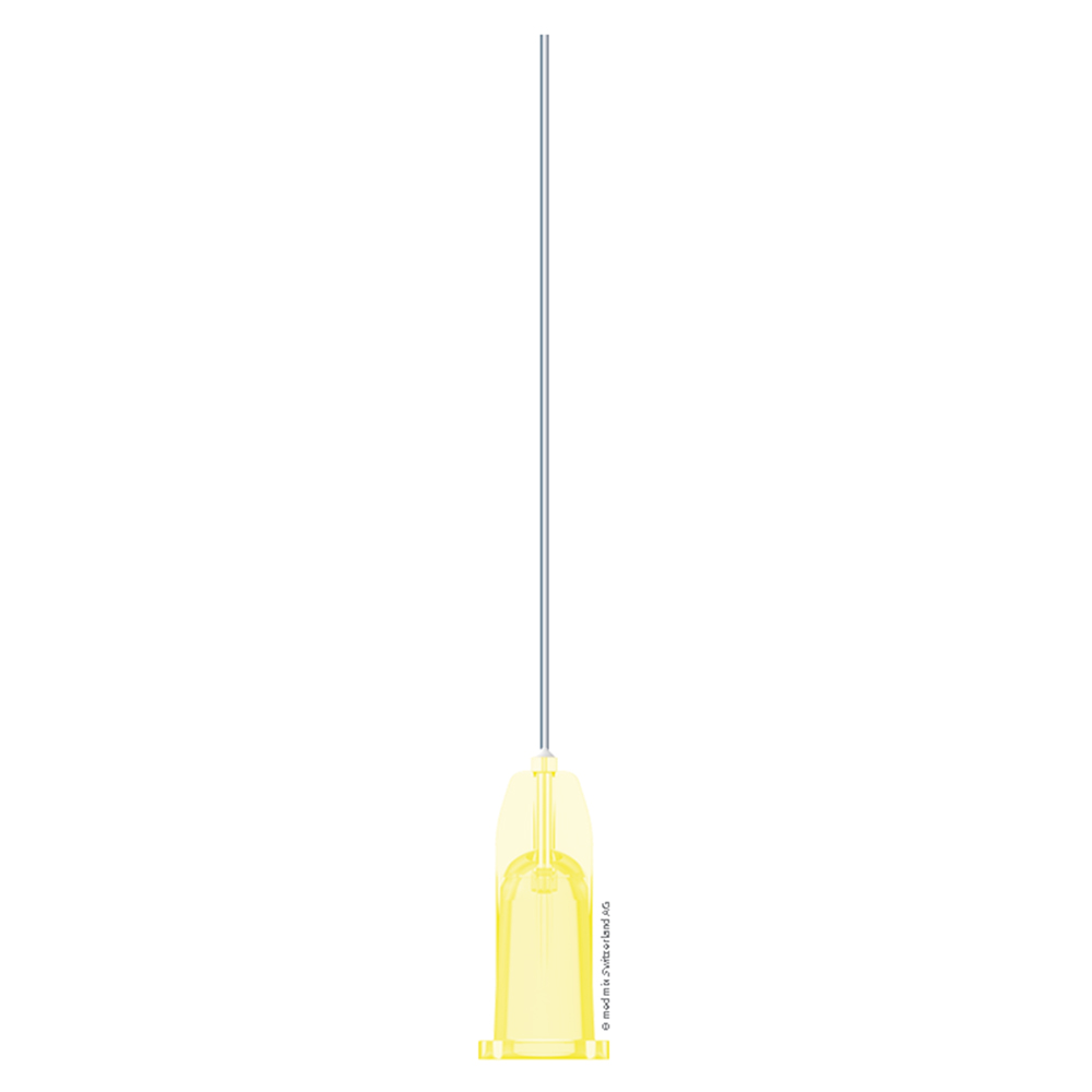 Transcodent Spoelnaalden Luer Lock 0,5 x 42 mm geel, 100 stuks