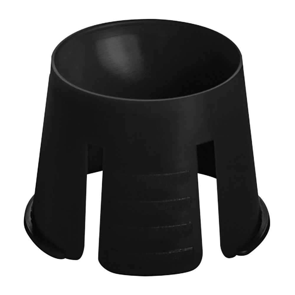 Dappenbekers wegwerp zwart, 50 stuks