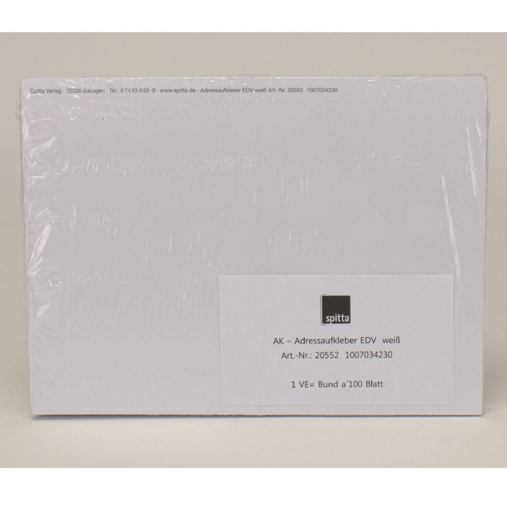 Adresetiketten 552 wit, 100 stuks