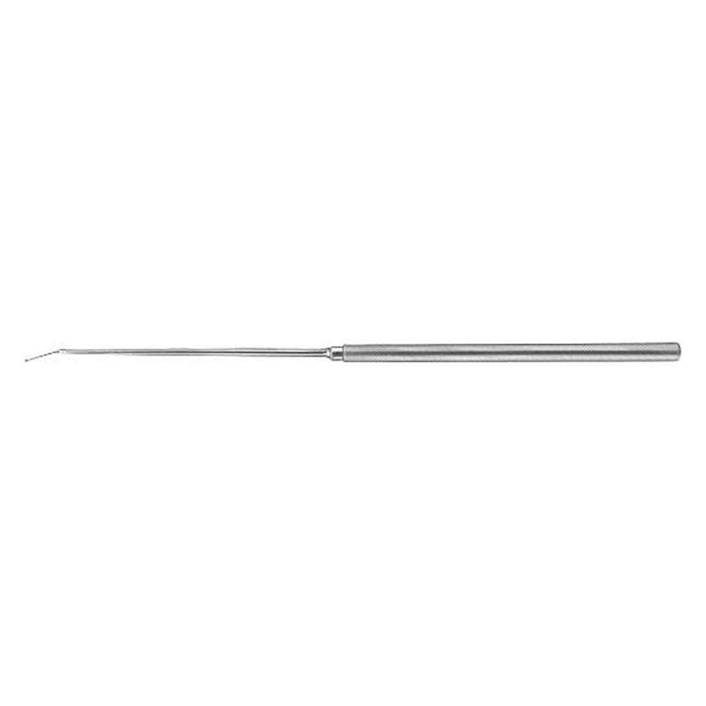 Knopsonde 185 mm/0,65 mm gebogen St bolpunt