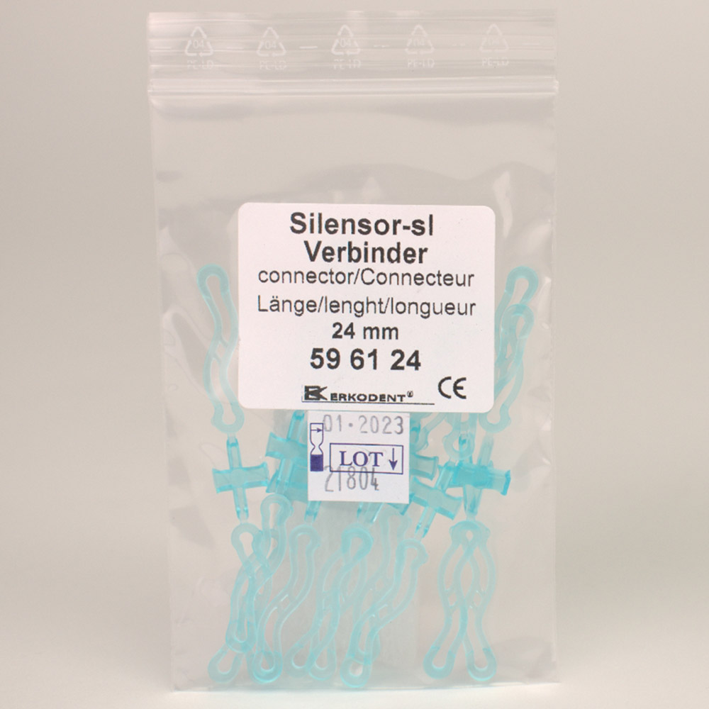 Silensor SL connector 24 mm, 10 paar