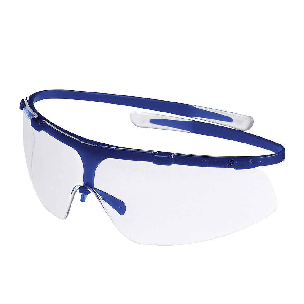 Veiligheidsbril iSpec SLF UV blauw/transparant, stuk