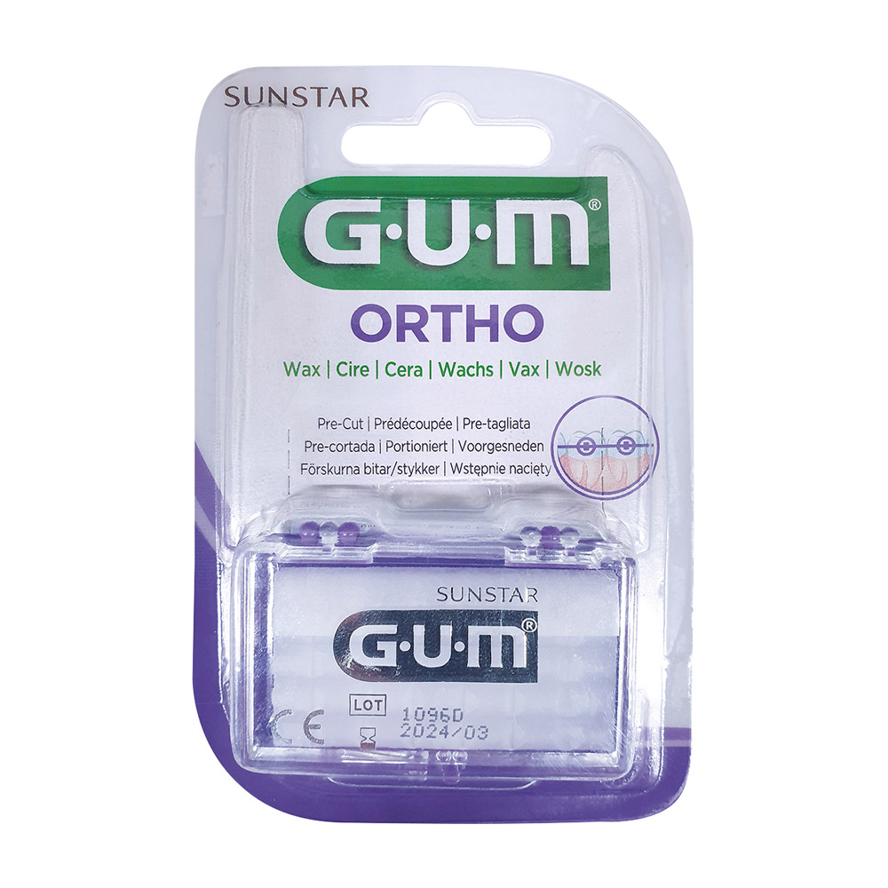 GUM Orthodontisches Was transparant, Blister