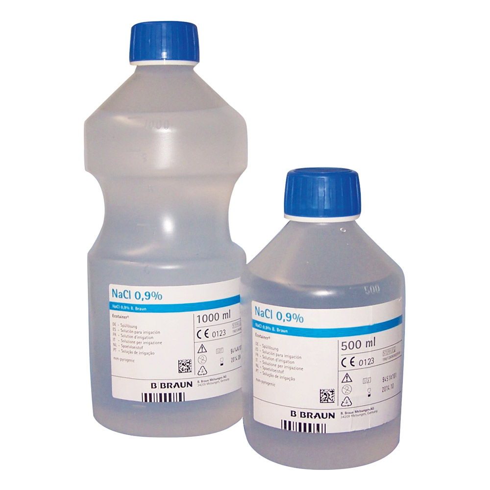 Spoeloplossing Nacl 0,9%, 500 ml Ecotainer