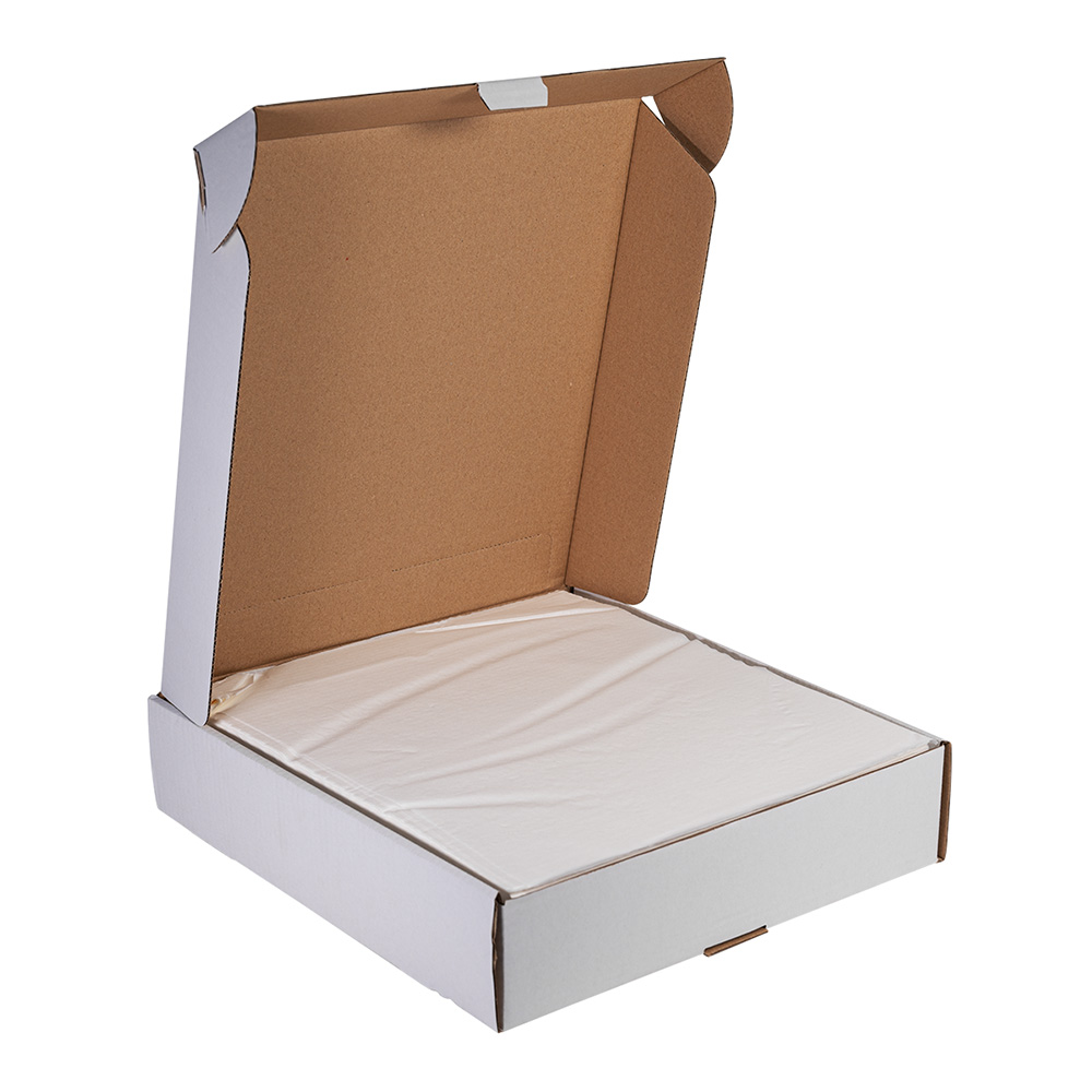 PLULINE natte kreppservetten 34 x 38 cm wit, 1000 stuks