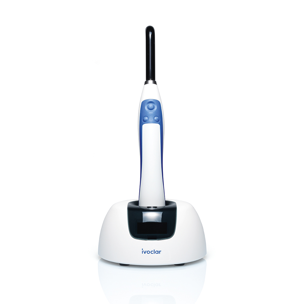 Bluephase G4 polymerisatielamp met laadstation/radiometer blauw, per stuk