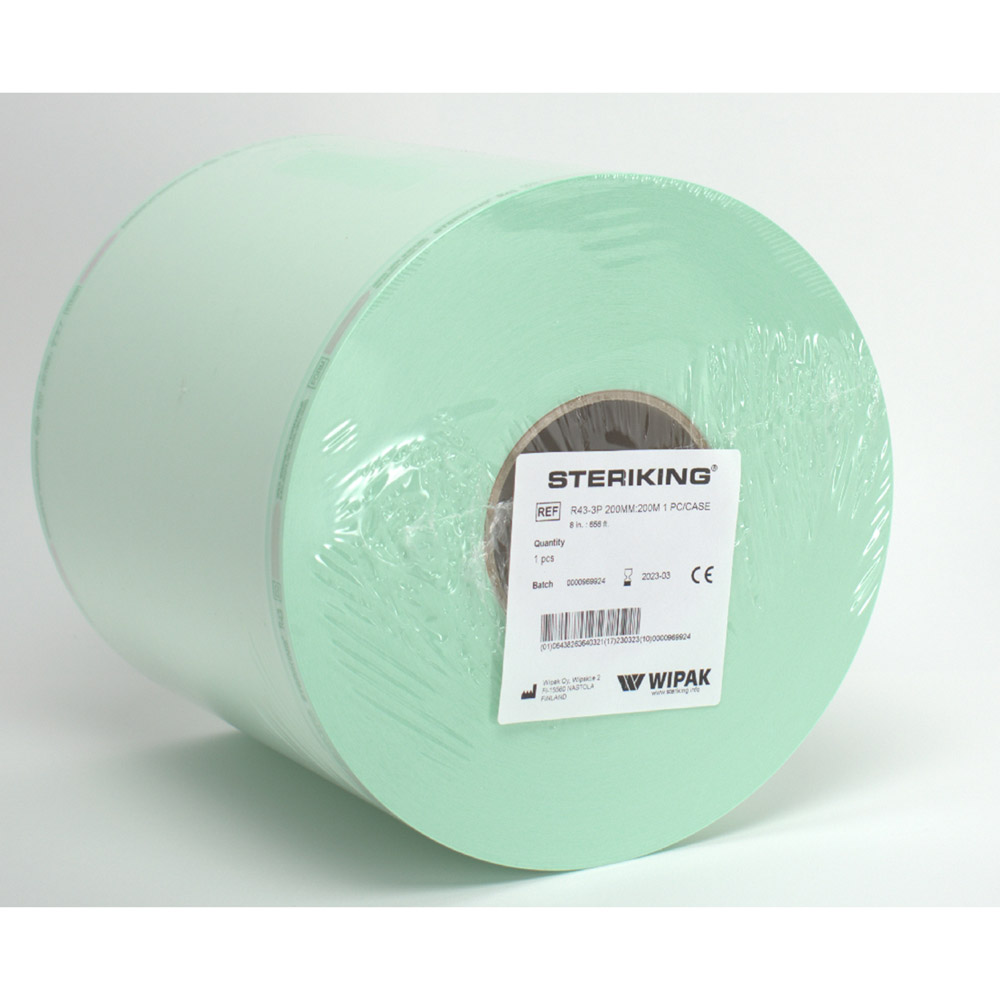 Steriking folie/papier 200 mm, 200 m rol