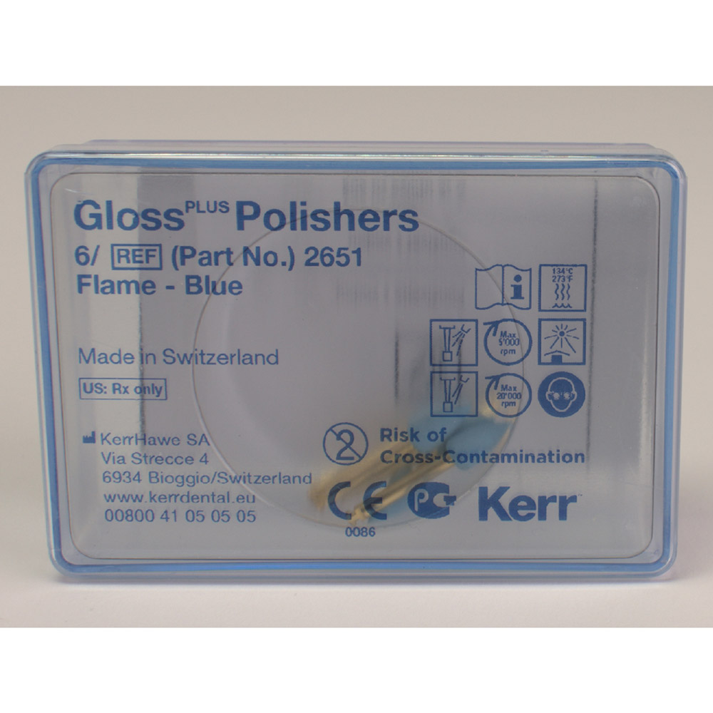 Gloss plus Polijster Flamme, 6 stuks