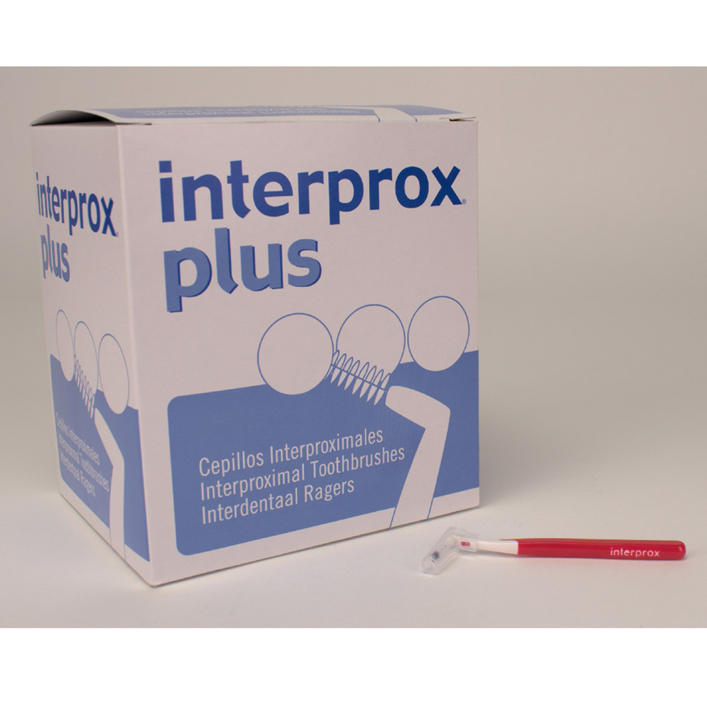 Interprox plus mini conisch rood, 100 stuks