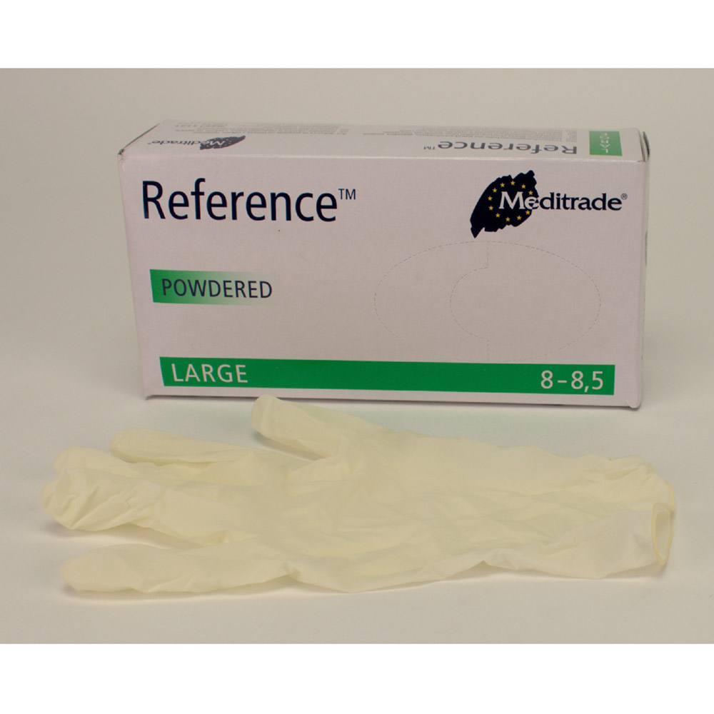 Reference Latex Handschoenen onsteriel gepoederd Gr. S, 100 stuks