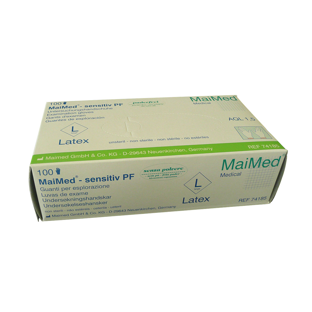 MaiMed-sensitive handschoenen poedervrij onsteriel maat XS, 100 stuks
