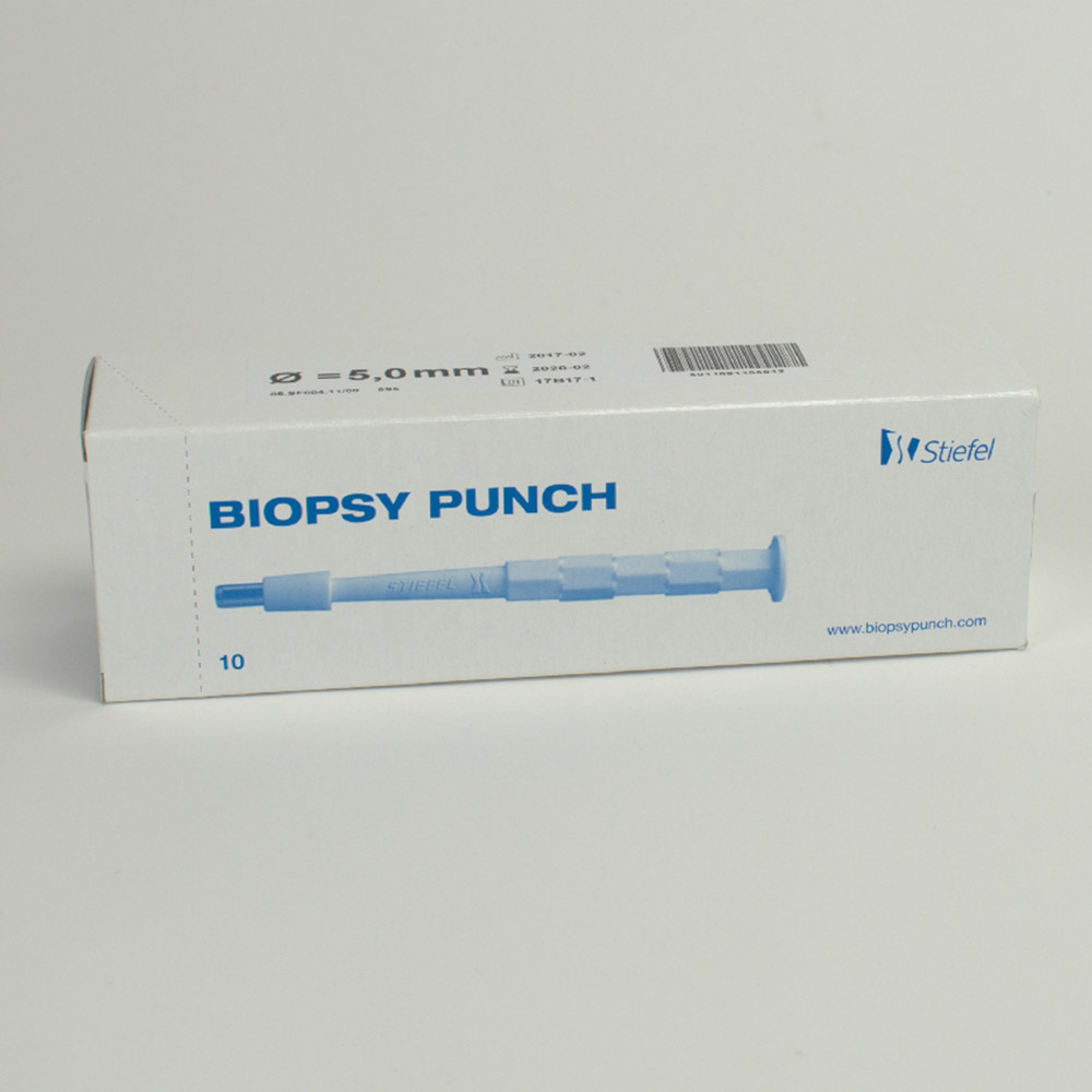 Biopsiepons Ø 5 mm slijmvliesstanser, 10 stuks