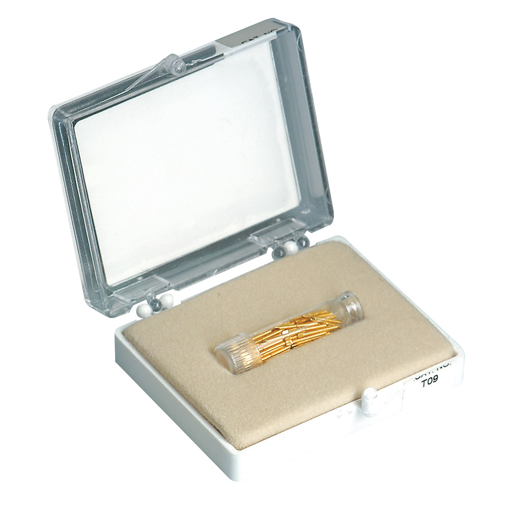 TMS Dubbele pinnen regular 0,675 mm T09 goud, 100 stuks